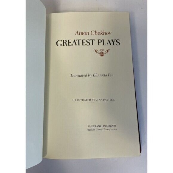 The Franklin Library: Anton Chekhov Greatest Plays 1979 HC Collectors Edition - Picture 6 of 8